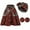 CL4, variant on 3Pcs Women African Dashiki Cotton Skirt Traditional Costume African Bohemian Head Wrap Scarf Drop Dangle Earring