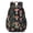 Mushroom and Moon-1, variant on Mushroom and Moon Black Pattern 17" School Backpacks for Teens,Waterproof Oxford Fabric,S-Shape Padded Straps for School,Travel,Hiking,Camping