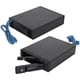 thumbnail image 5 of Disco Duro Extractor Box 2.5/3.5 Pulgadas Sata/Ssd Dual Hdd Enclosure Rack Case Caja De Extracción De Disco Duro Scienceny EL007776-00, 5 of 6