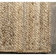 thumbnail image 2 of Indian Handmade Solid Natural Jute Braided Rug, Custom Size Living Room Rug , Stair Jute Rug , Natural jute Area Rug , Office area jute rug, 2 of 5