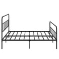 thumbnail image 5 of PORKISS Queen Size Bed Frame, Heavy Duty Metal Platform Bed with Headboard and Footboard, Full Bed Frame No Box Spring Needed, Black, 5 of 8