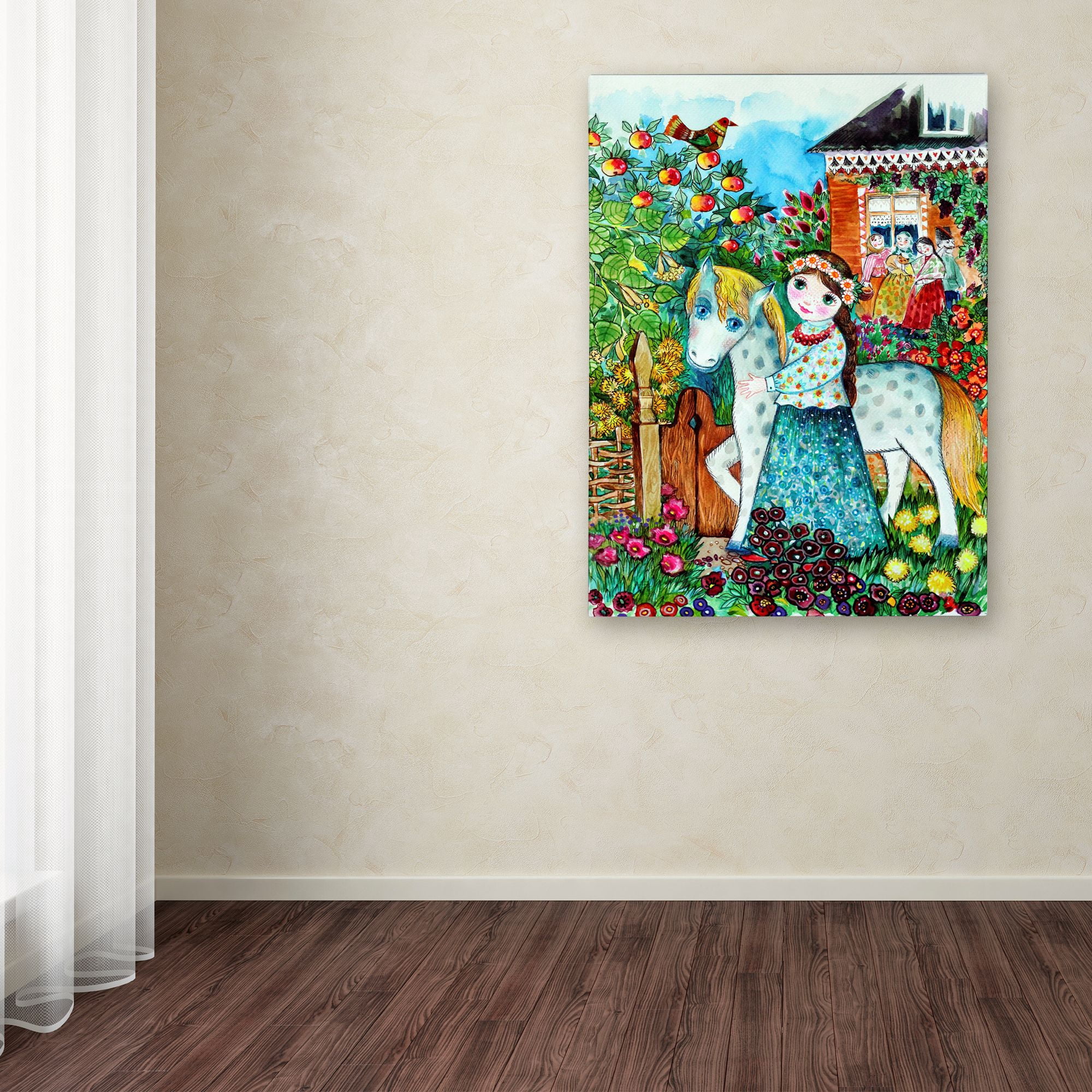 Trademark Fine Art 'Russian Summer' Canvas Art by Oxana Ziaka