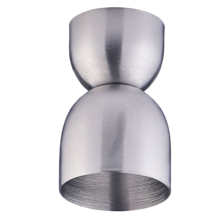 Tongina , Measuring Cup, Multifunctional Cocktail Jigger for Bar Camping Hotel Bartending Home 15ml or 30ml, Silver