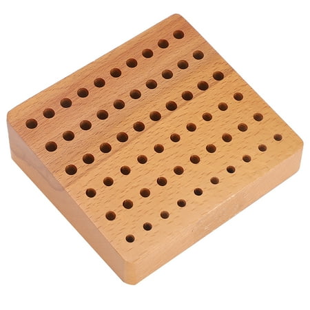 

Big sale Wood Tools Stand for Screwdriver Punches Tool Storage Holding Organiser Rack 60 Holes