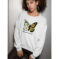 thumbnail image 2 of Make Your Own Magic W Daisies Sweatshirt Women -Image by Shutterstock, Female Small, 2 of 4