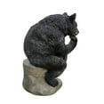 thumbnail image 4 of Onyx Contemplation: Intriguing Black Polyresin Thinking Bear Figurine, 4 of 6