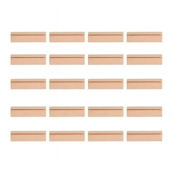 20PCS Wood Place Card Holders Wooden Table Number Stands Wedding Sign Rustic Message Name S Display Stand
