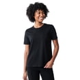 thumbnail image 7 of Precarious Wildflowers Crew Neck Short Sleeve Women's Black T-shirt-3XL, 7 of 7