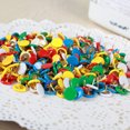 thumbnail image 2 of ETHZZLE 300pcs Flat Rounded Pushpin Assorted Color Plastic for Bulletin Board Accessory Pinning Schedules, 2 of 5