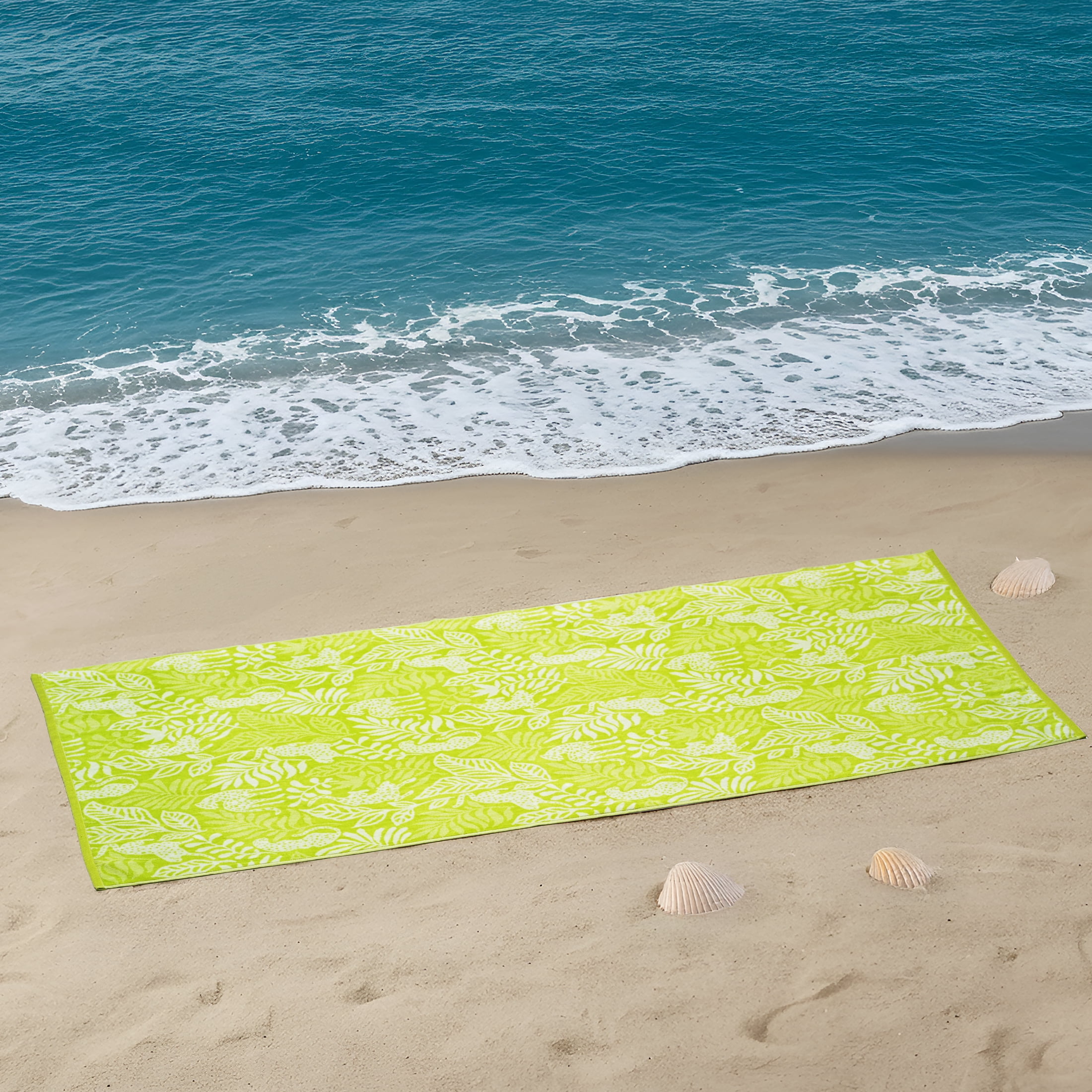 Better Homes & Gardens Cheetah Beach Towels, 2 Pack, 72 in x 38 in