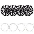 thumbnail image 4 of 4 Uds. Cubiertas embellecedoras de rueda de coche de 16 pulgadas para llantas de cubo de hierro R16 tapas de cubo Abs tapa de llantas de rueda cubierta de tapacubos-bueno, 4 of 5