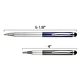 thumbnail image 3 of Zebra StylusPen Telescopic Ballpoint Pen, Medium Point, 1.0mm, Black Ink, Grey and Navy Barrels, 2-Count, 3 of 4