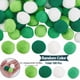 thumbnail image 2 of 100 bolas de pompones verdes para manualidades, de 25 mm, de poliéster, multicolor, suaves y esponjosas, redondas, mini pompones., 2 of 9