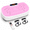 Pink, variant on Vibration Plate Fitness Platform Exercise Machine, Whole-Body Workout Platform with Adjustable Speeds, Remote Control & Resistance Bands, Compact Home Gym Vibration Trainer