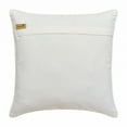 thumbnail image 3 of The HomeCentric Decorative White Pack of 2, 16"x16" (40x40 cm) Throw Pillow Covers, Cotton Embroidery & Beaded Throw Pillows For Sofa, Geometric Pattern Contemporary Style Easter - Abhinoor, 3 of 3