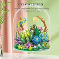 thumbnail image 3 of Adult Succulents Botanical Collection Flower Bouquet Building Toy Mini Bricks Flower Set DIY Plants Bonsai Tree Friends, 3 of 4