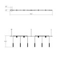 thumbnail image 3 of Sonneman SLS0164 Suspenders 12 Light 73" Wide Full Sized Pendant - Black, 3 of 4
