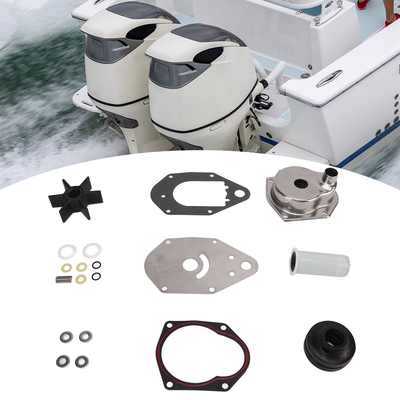 Sierra 18-3215 Marine Impeller Repair Kit – For Mercury/Mariner Outboard Motors - View #11