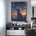 thumbnail image 4 of Xecao Starry Sky Cloud Puppy for Ready-to-Hang Canvas Art 12x16 Inches - Waterproof HD Print Solid Wood Frame for Gifting,Vertical, 4 of 8