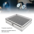 thumbnail image 3 of Vitrina De Aluminio Para Relojes, Almohadas Para Relojes Extraíbles Con Cerradura, Almacenamiento Rectangular De Aluminio Para Exhibición De Joyas Para El Hogar, 3 of 7