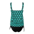 thumbnail image 5 of Ensemble Tankini Taille Haute à Pois pour Femmes Grande Taille - P-5TG, 5 of 5