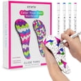 thumbnail image 1 of Crave Naturals Colorea Tu Propio Cepillo Para El Cabello Para Niños Pequeños, 2 Unidades – Artes Y Manualidades Para Niños, Mini Cepillo Para El Cabello, Cepillo Pequeño, Cepillo Para Niños Pequeños,, 1 of 1