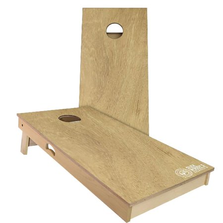 Skip's Garage Iroko Solid Wood Cornhole Board Set