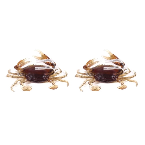 Anzuelo de cebo de silicona Toystoory para cangrejos 8cm 19g 2Conjunto