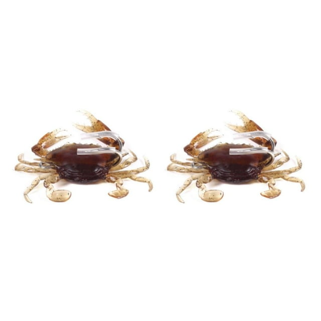 Anzuelo de cebo de silicona Toystoory para cangrejos 8cm 19g 2Conjunto