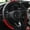 A HOT, variant on Wmool Cool Dragon Design Car Steering Wheel Covers Reflective Leather