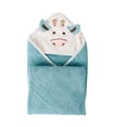 thumbnail image 1 of Toalla infantil premium con capucha | súper suave y de gran tamaño | Toalla de baño con capucha para niñas 100% algodón Ormromra SYN023-4, 1 of 1