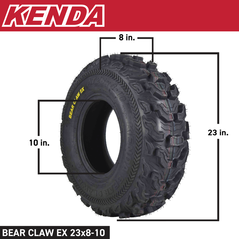 Kenda Bear Claw EX K573 23x8-10 23x10-10 Front & Rear ATV UTV