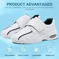 thumbnail image 4 of Women's Lightweight Orthopedic Nurse Sneakers Comfortable Slip Resistant Shoes for Work and Daily Comfort, 4 of 9