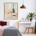 thumbnail image 3 of Stupell Industries Eclectic Champagne Triple Toast Gold Floating Frame Canvas Art, 25 x 31, by The Prints Vibe, 3 of 8