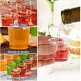 thumbnail image 6 of 500 PACK 1 oz Plastic Shot Glasses, 1 Ounce Clear Disposable Party Cups for Vodka, Whiskey, Tequila, Mini Plastic Containers for Sauce, and Sample Tasting, 6 of 7