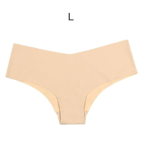 2 Piece Briefs - Women's Sexy Underwear - One Piece Seamless Ice Silk Briefs