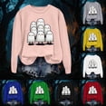 thumbnail image 5 of Godom Halloween Womens Sweatshirts Ghost Graphic Long Sleeve Tops Loose Fit Fall Cute Thick Shirts Winter Outfits Trendy Clothes, 5 of 7