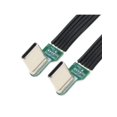 thumbnail image 2 of Flexible Flat Silicone USB C to USB C Cable Left/Right Angled for Camera Phones 60W Fast Charge, 480Mbps Data Transfer, 2 of 11