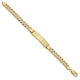 thumbnail image 2 of 14k Flat Curb Link ID Bracelet (Weight: 21.87 Grams, Length: 8 Inches), 2 of 3