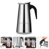 Luxshiny Coffee Kettle Stovetop Coffee Maker Stainless Steel Rapid Brewing 1Pack