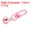 Pink, variant on Uxcell 5 Pack Pet Bells, 13mm/0.51" Dia Golden Carbon Steel Bells with Clasps for DIY Crafts