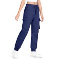 thumbnail image 2 of Winter Pants for Girls Loose Drawstring 90%Polyester Sports Pants for Daily Life Holiday Birthday Party, 2 of 4
