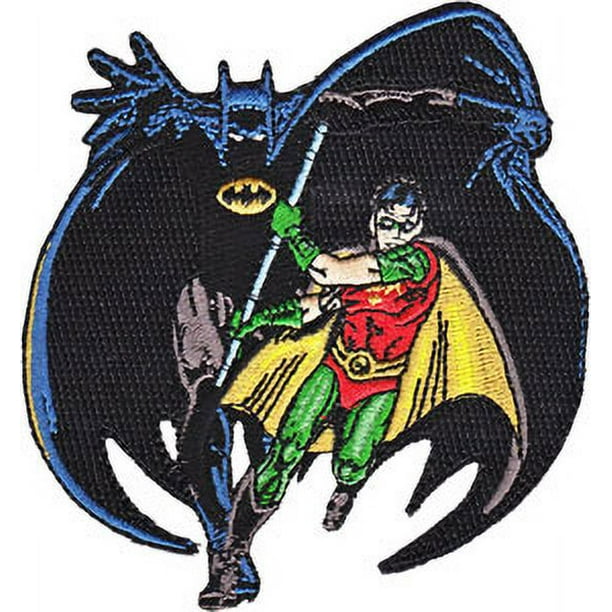 Patch - DC Comic (FR) - Batman & Robin Équipe Fer sur Cadeaux Jouets Nouveau p-dc-0055