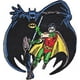 Patch - DC Comic (FR) - Batman & Robin Équipe Fer sur Cadeaux Jouets Nouveau p-dc-0055 – image 1 sur 1