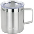 thumbnail image 4 of Drinco 14-Ounce Double-Wall Vacuum-Sealed Stainless Steel Coffee Mug, Brushed Stainless Steel, 4 of 5
