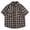 wei163-Coffee, variant on IWRICH Mens Flannel Shirts Short Sleeve Classic Plaid Button down Casual Shirts with Pockets Retreo Business Work T-Shirts Coffee XL