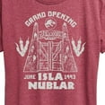 thumbnail image 3 of Jurassic Park - Isla Nublar Grand Opening - Women's Short Sleeve Graphic T-Shirt, 3 of 5