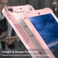 thumbnail image 4 of Allytech iPad Mini 5 Case (2019), iPad Mini 4 Case, Rugged Protective Drop Proof Kids Friendly Shockproof Build In Kickstand Impact Resistant Back Cover Case for Apple iPad mini 5 /mini 4, Rosegold, 4 of 9