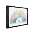 thumbnail image 4 of Stupell Industries You Are The Rainbow Inspirational Painting Black Floater Framed Canvas Art Print Wall Art, 21 x 17, 4 of 10