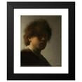 thumbnail image 2 of Rembrandt van Rijn 15x18 Black Modern Framed Museum Art Print Titled - Self-Portrait, Rembrandt Van Rijn (C. 1628), 2 of 5
